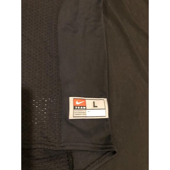 Nike Hawks Jersey Short Sleeve Shirt tee Black Mens Tall SZ L large *NEW* - Picture 4 of 4